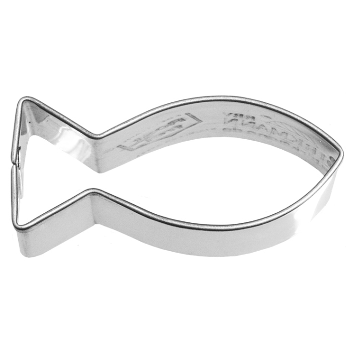 Ausstecher Christenfisch 5cm Edelstahl