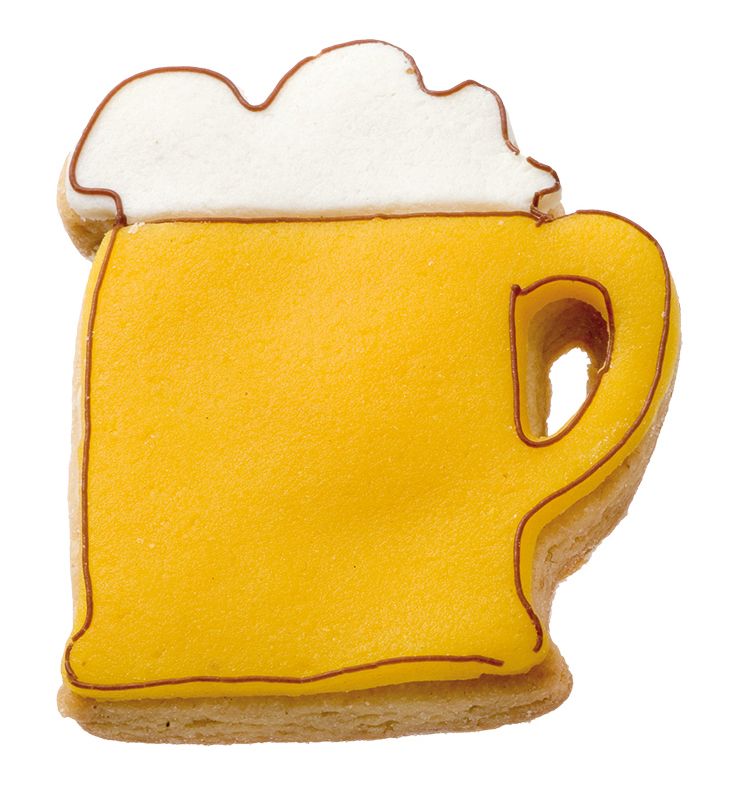 Ausstecher Maßkrug 6,5 cm Edelstahl