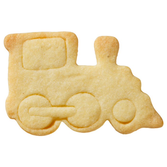 Ausstecher Eisenbahn mit Innenprägung 8cm Edelstahl