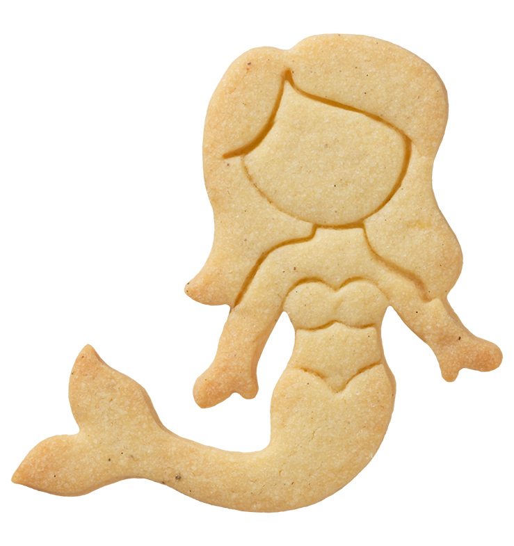 Ausstecher Meerjungfrau schwimmend 9cm