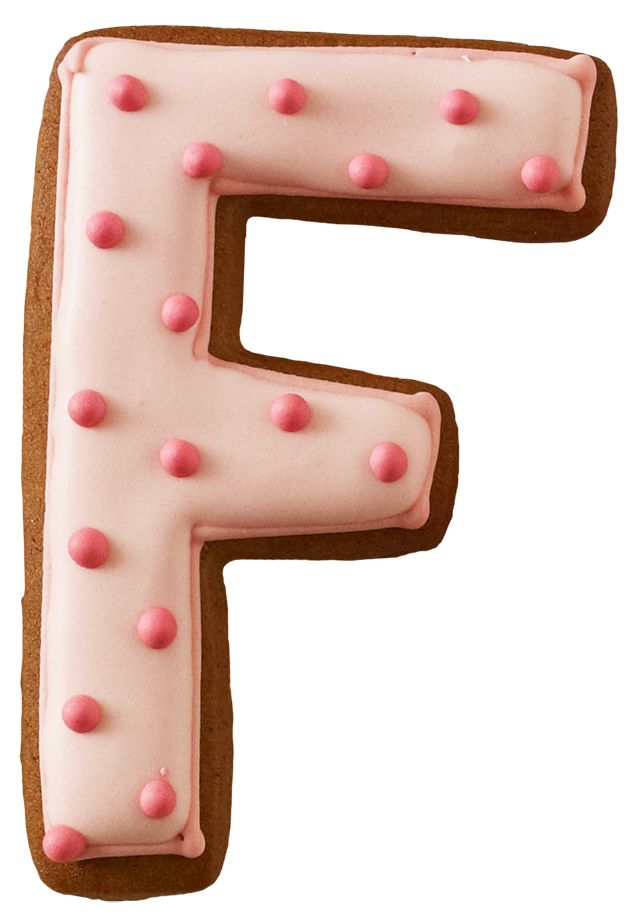 Ausstecher Buchstabe F 6cm Edelstahl