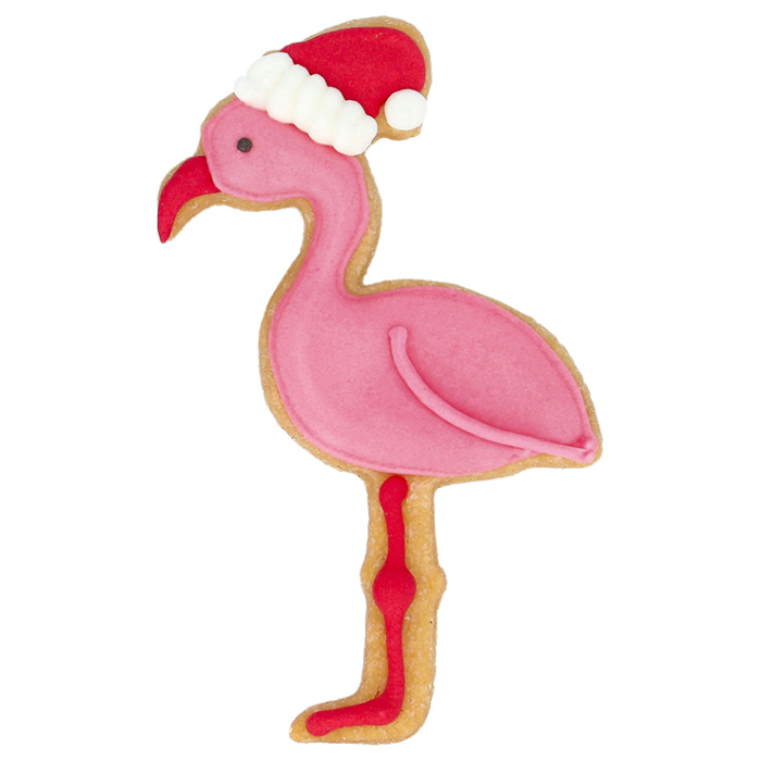 Ausstecher WeihnachtsFlamingo - exotischer Charme für deine Plätzchen