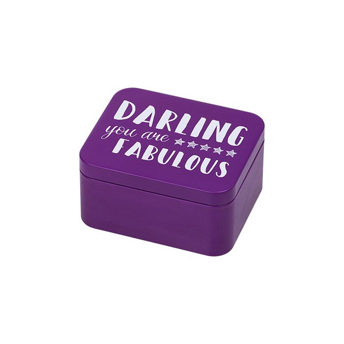 Gebäckdose lila klein