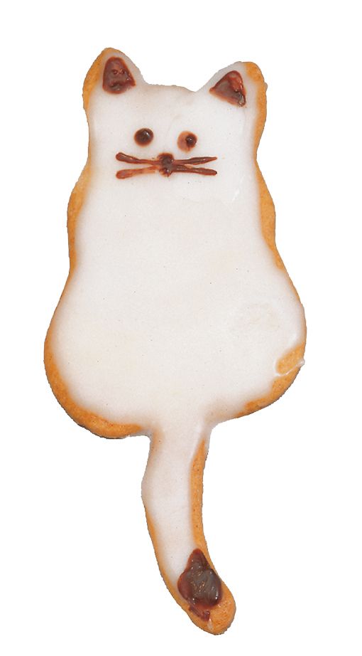 Ausstecher Katze, sitzend 7 cm Edelstahl